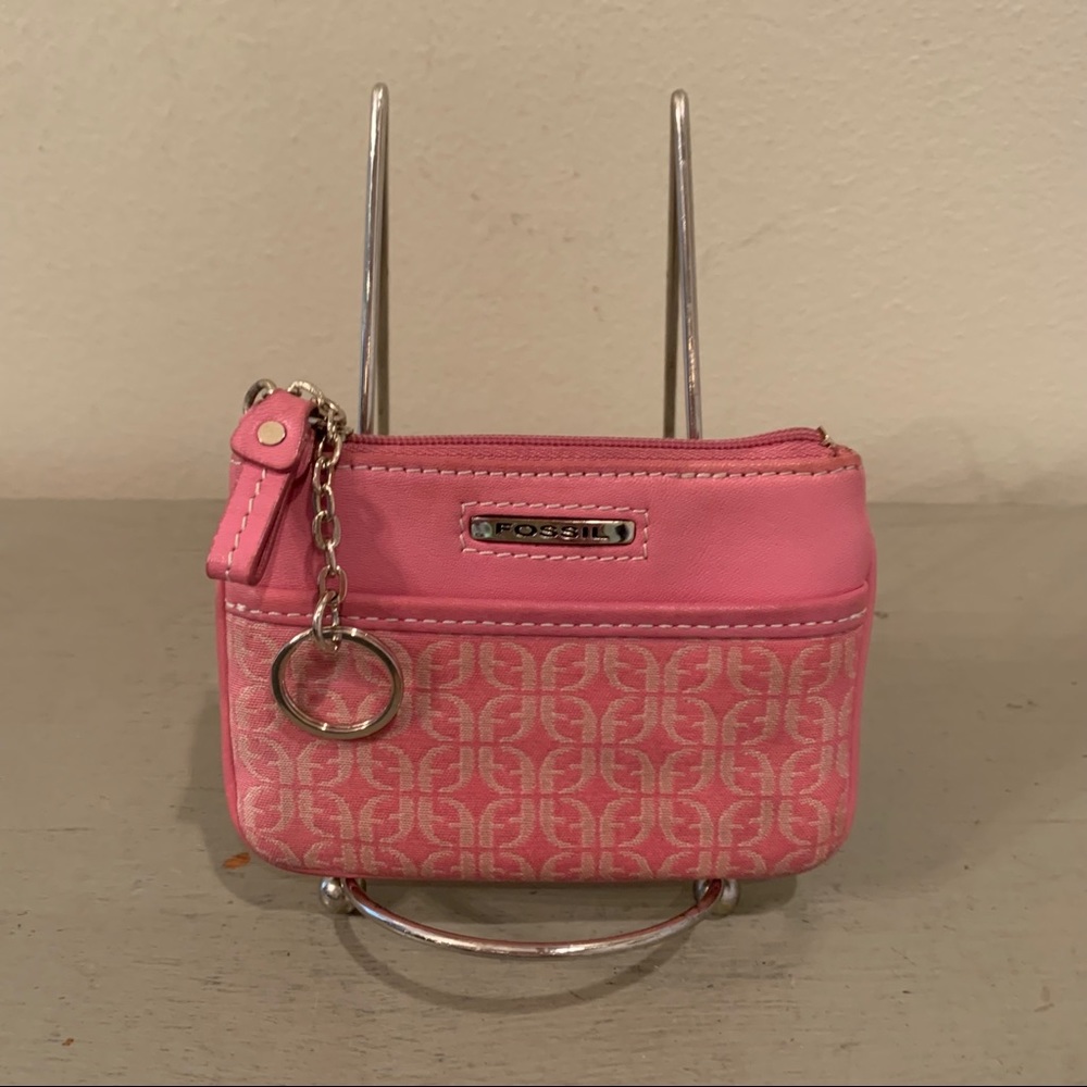 Fossil Pink ID/Credit Card Holder